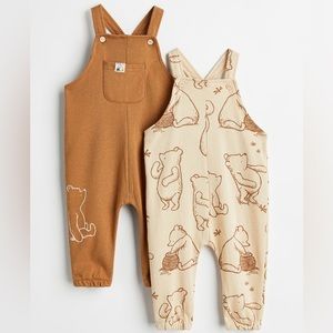 H&M toddler / baby overalls (set of 2)